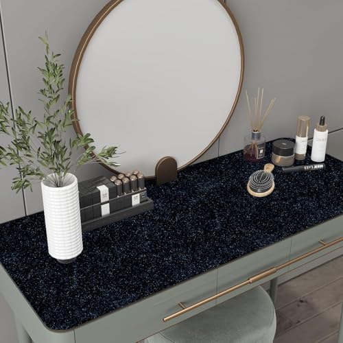Image of Black Glitter Wallpaper Stick and Peel Contact Paper Decorative Self Adhesive Vinyl Sheets for Cricut Sticker Paper Window Christmas Decor Letters Mugs Craft Project 2 x 16 Feet