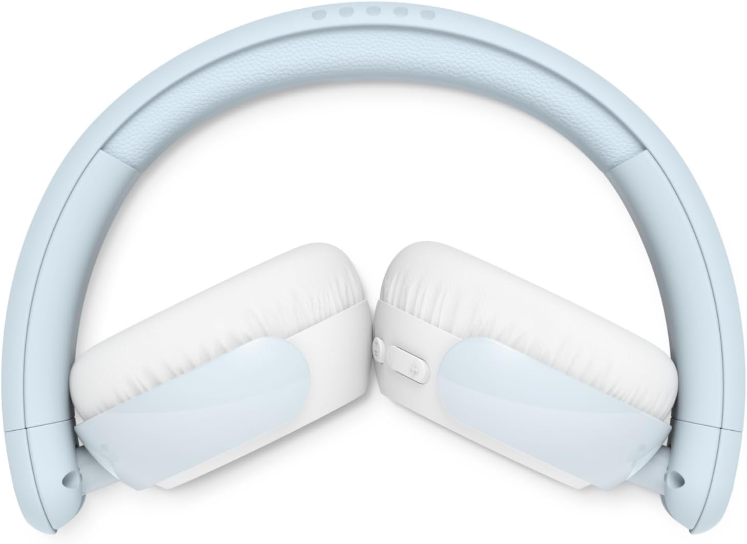 Philips K4200 Lightweight On-Ear Wireless Kids Headphones - Built-in Mic, LED Lights, Safe Volume Limited, Audio Sharing, Foldable & Durable, Blue