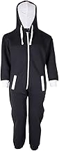 Malaika ® Childrens Unisex Kids Girls Boys Plain Colour Fleece Hooded All in One Onesie Jumpsuit 7-13 Years