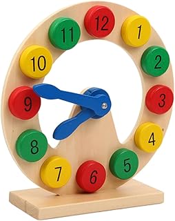 CIYODO Kidcraft Playset Brinquedos De Madeira Crianças Playset Relógio De Madeira Brinquedos Para Crianças Relógio Infantil Crianças Brinquedos Educativos Crianças Relógio De Madeira