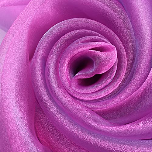 Tulle en tissu Organza violet transparent pour réussir vos décors