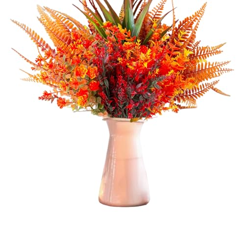 Herbstdeko Kunstblumen 9 Bündel