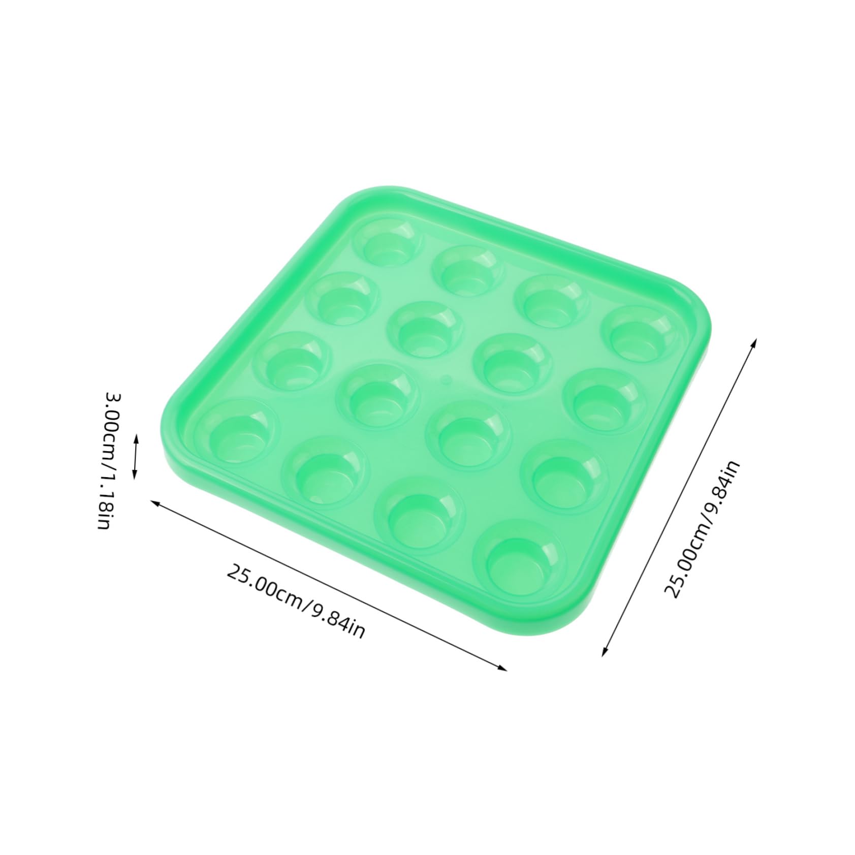 Yardwe Billiard Balls Tray Durable Plastic Table Pool Balls Storage Tray for Organized Games Club Tournament Accessory for Amateurs and Professionals