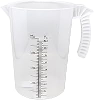 Valley Industries 1 Gallon Measuring Pitcher - Precise Oz & Metric Graduations, Durable Food-Grade Polypropylene, Made in USA