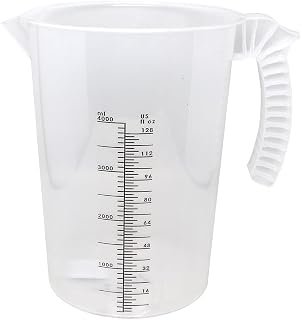 Valley Industries 1 Gallon Measuring Pitcher - Precise Oz & Metric Graduations, Durable Food-Grade Polypropylene, Made in USA
