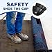 Gadpiparty Steel Toe Caps for Work Shoes Universal Safety Toe Protectors Anti-Puncture and Impact Resistant Shoe Accessories for Men and Women Industrial Use