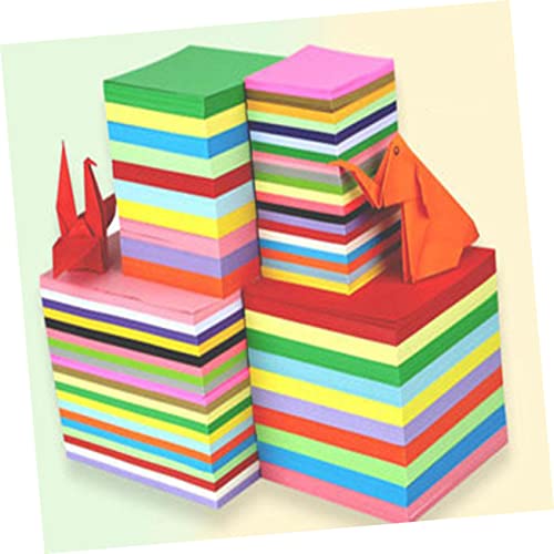 COHEALI 5200 Pçs Papel De Origami Para Crianças Papel Colorido Para Crianças Papel De Construção Dob