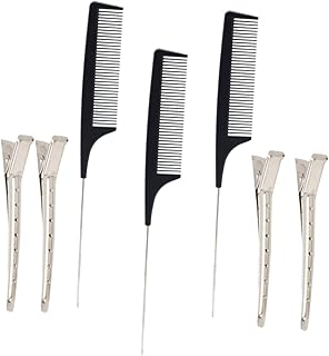 FOMIYES 7Pcs Pente Para Pentear Grampos De Cabelo Grampos De Cabelo De Metal Escova De Cerdas Macias Conjunto De Escova Desembaraçador Grampo De Cabelo Pente Pente Para Pentear Conjunto