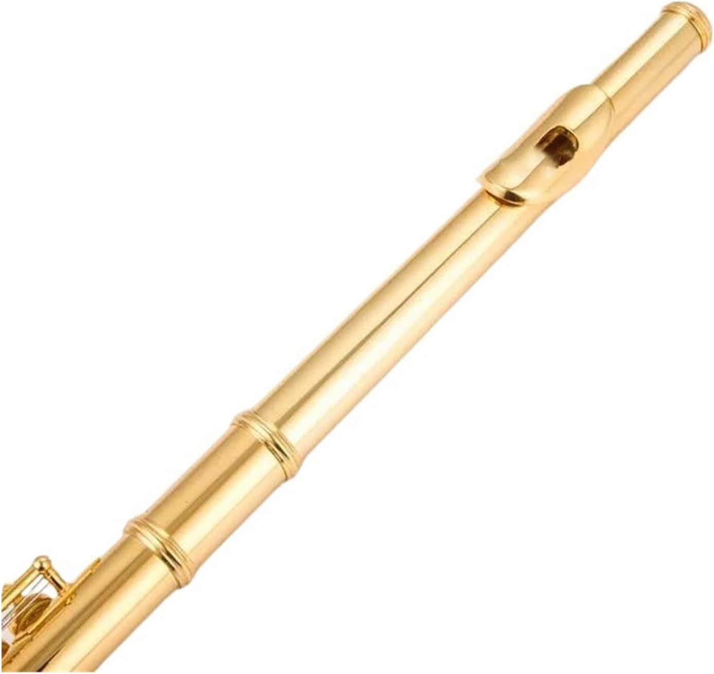 Fairyフルート・24K金メッキ・17キーH足部管・リングキー