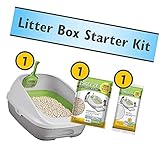 Purina Tidy Cats Litter Box System, Breeze System Starter Kit Litter Box, Litter Pellets & Pads (New Version)