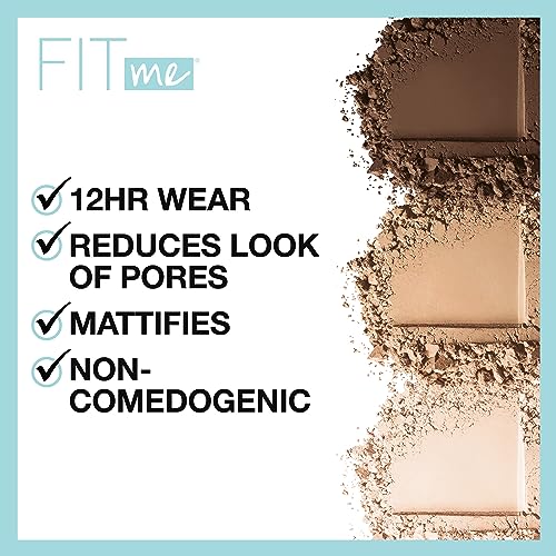 image for Maybelline Fit Me Matte + Poreless Pressed Face Powder Makeup & Settin