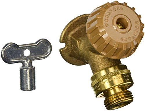 Woodford 24P-3/4BR Anti-Siphon Wall Hydrant, 3/4" FPT Rough Brass, Painted