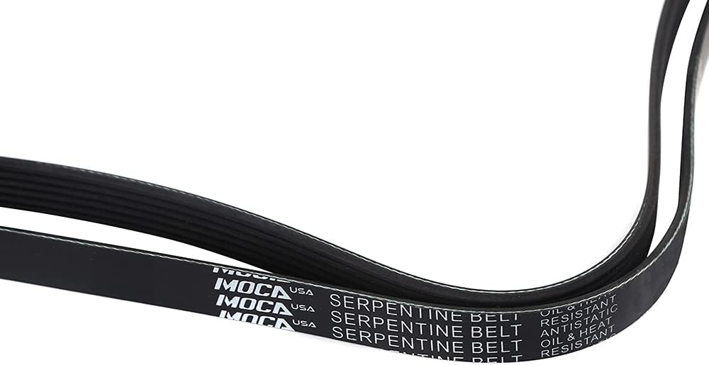 6PK1770 EPDM Serpentine Belt fit 1998-2001 for Mazda B2500 2.5L for Water Pump, Alternator and Power Steering; w/o Air Conditioning