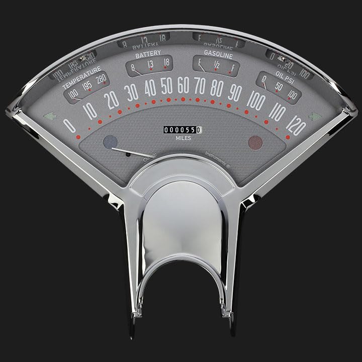 Classic Instruments BET00G-LS Bel Era III Gauge Package Gray-Ls