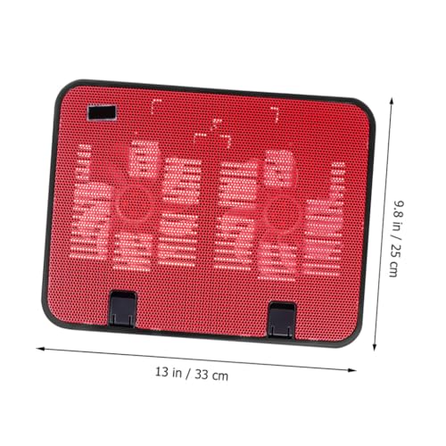Notebook Cooler con Doble Ventilador USB Silencioso y Soporte Ergonómico miniatura 2