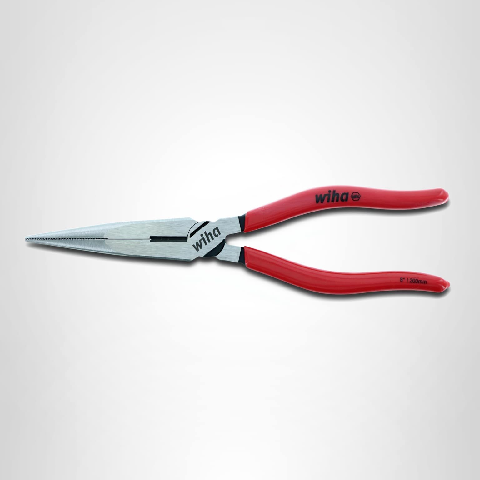 Wiha 32621 Long Nose Pliers With Cutters, 8-Inch - Needle Nose