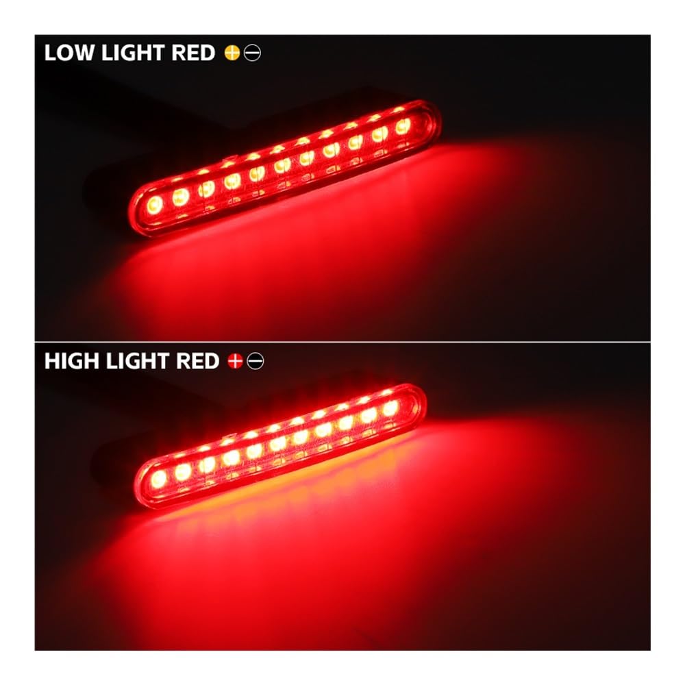 Feu arrière intégré Feu arrière à LED pour moto feu de freinage recul pour scooter VTT pour Bobber