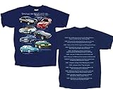 79 to 93 Ford Fox Body Mustangs - Seven Mustang's- Men's T-Shirt By Joe Blow Tee's