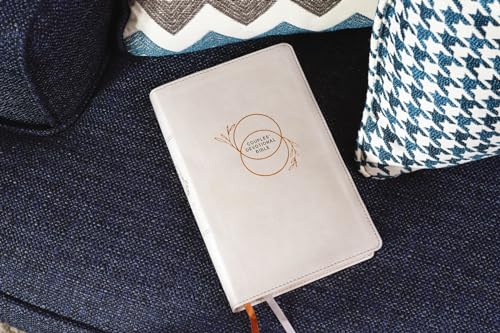 Image of NIV, Couples' Devotional Bible (Build a Biblical Foundation for Your Marriage), Leathersoft, Stone, Comfort Print: Growing Together in Christ