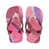 Fabricado en Brasil Havaianas Baby Palette Glow Velvet Rose, Chanclas Bebé-Niñas, Rosa de Terciopelo, 21/22 EU