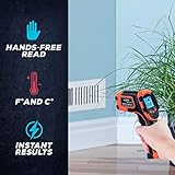 KIZEN Infrared Thermometer Gun (NOT for Humans) - LaserPro LP300 Non-Contact Temperature Gun for Cooking, Home Repairs & Maintenance, -58Deg F to 1112Deg F (-50 Deg C to 600 Deg C)