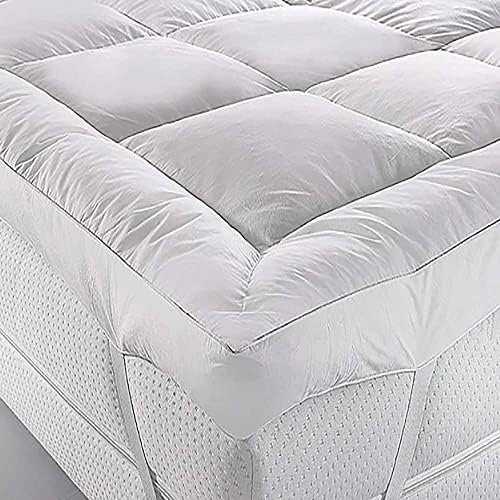 Hotel Quality Box Stitched Microfibre Mattress Topper 5cm Super soft