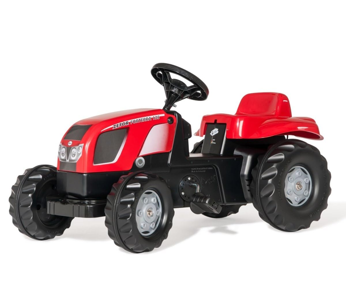 Rolly Toys rollyKid Zetor Forterra 135 traktor do pedałowania (dla dzieci w wieku od 2,5 do 5 lat, hak tylny) 012152