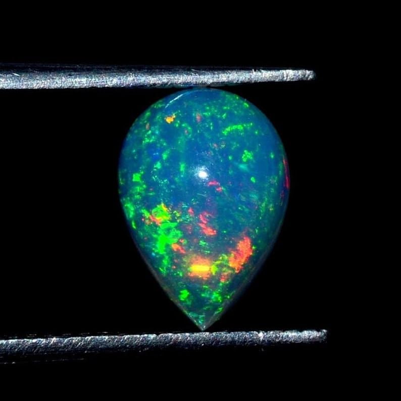 Opale éthiopienne de qualité AAA cabochon naturel multi fire précieux
