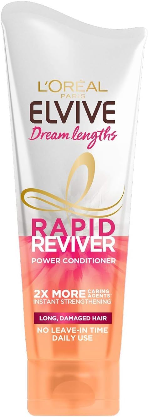 L'oreal Elvive Women's No Colour Rapid Reviver Dream Lengths Conditioner 180Ml