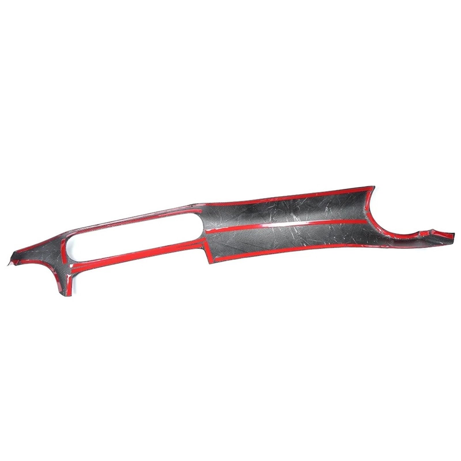 Folia na panel‌ Okleina skrzynia biegów‌ LHD Carbon Fiber pasuje do Hyundai N Kona N 2021 2022 2023 Wnętrze samochodu Konsola środkowa Panel deski rozdzielczej Pasek Pokrywa Wykończenie