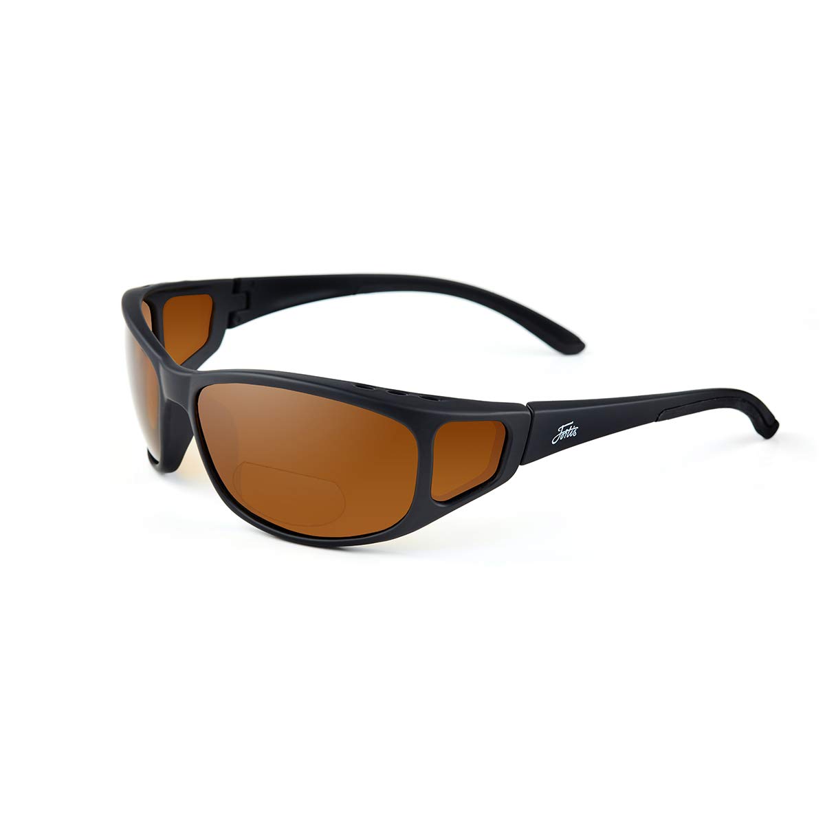 Fortis Eyewear Wraps Lunettes de soleil de pêche polarisées avec protection UV, anti-reflet