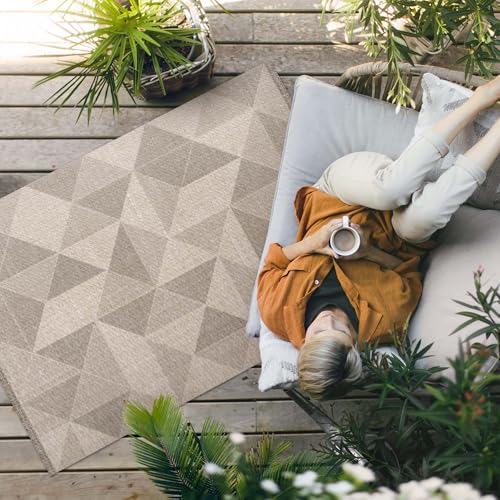 Tapis extérieur imperméable et résistant à la décoloration 60x90 cm
