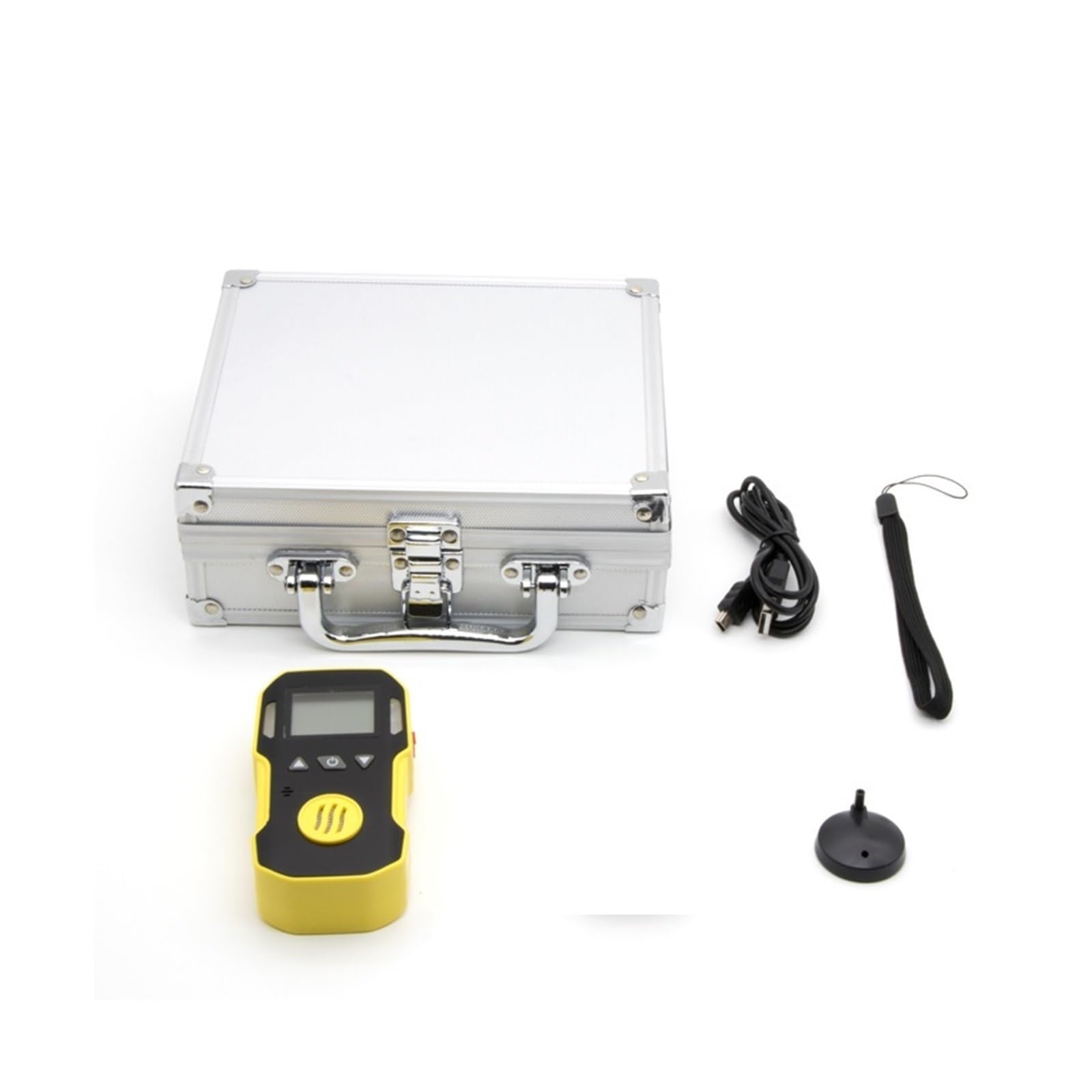 Gasmelder, Tragbarer Industrie-H2/O3/CO/PH3/CO2/H2S/NH3/O2/NO2/NO/EX/CH4-Gasmelder Alarm for brennbare Gase oder USB-Ladung 0–100% UEG(EX-0-100LEL-1)