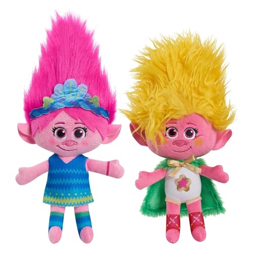 DREAMWORKS TROLLS Band Together Poppy and Viva 8-inch Plush Set