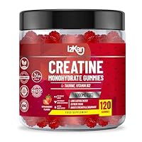 Pro Creatine Monohydrate Gummies 5g for Men & Women - 120 Chewable Creatine Gummies Strawberry Flavoured Gym Pre Workout Gym Supplement Vegan (1)