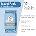 WipeEssentials Facial Cleansing Wipes with Vitamin E and Botanical Extracts - 360 wipes - 12 Packs of 30ct, Gifts for Women Travel Essentials