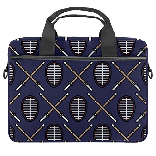 Sacoche PC portable 13.3 pouces bleu marine et housse ordinateur 14.5 pouces