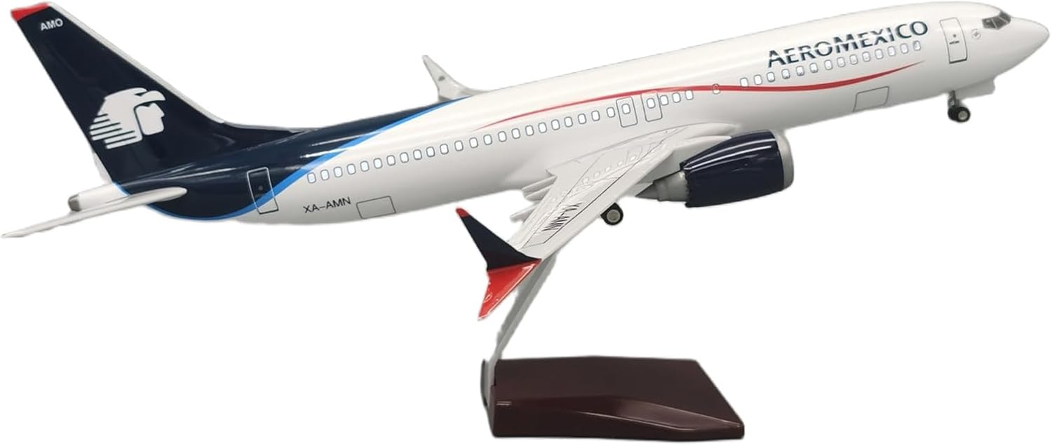 1:85 Scale B737 Max Graffiti Die-Cast Airplane Model image 2