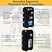 Educator FOB 300 Yard Dog Training Collar with Remote, Humane Stimulation, Pavlovian Tone, Waterproof, Odorproof Biothane Collar, Night Light, Rechargeable, 1 Dog, Black