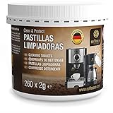 DISFRUTA DEL MEJOR CAFÉ: El café despliega todo su aroma. Elimina fácilmente los depósitos de café, grasas y aceites que alteran el sabor