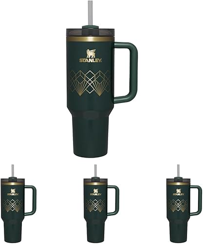 Miniatura 12 de STANLEY Quencher H2.0 - Vaso con asa y popote de 30 onzas Tapa de 3 posiciones Flowstate Compatible con portavasos para viajes Taza de acero