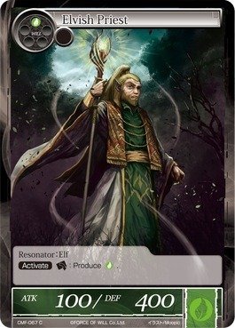 FORCE OF WILL TCG: Elvish Priest - CMF-067-C