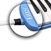 Btuty Melodica Instrument Piano Musical Instrument for Beginner Gift with Carrying Bag Melodicas Talkbox (blue)
