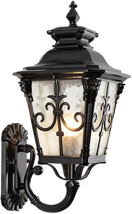 LiChA Vintage Wall Light Europe Villa Sconce Lamp Outdoor Garden Doorway Lamp Black Bronze Porch Yard Lighting LiChA