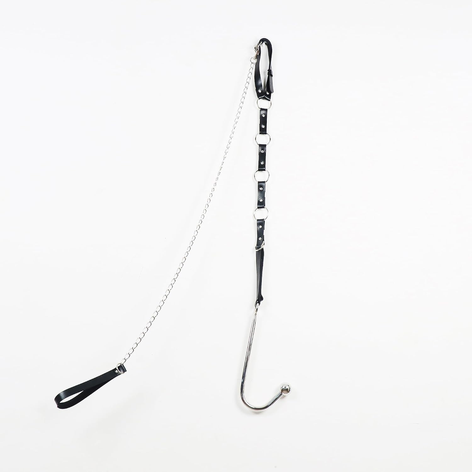 All-in-One BDSM Set with Adjustable Anal Hook, Restraints & Towing Rope for Couples Bondage Kit with Collar and Cuffs Halloween Valentines Gift for Beginners