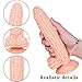 Adult Erotic Sex Toys, 7.8 inch Corn cob Dildo, Human Safe Material, Strong Suction Cup, Suitable for Female/Male/Gay，Sex Toys Available for Hands-Free Adult Play