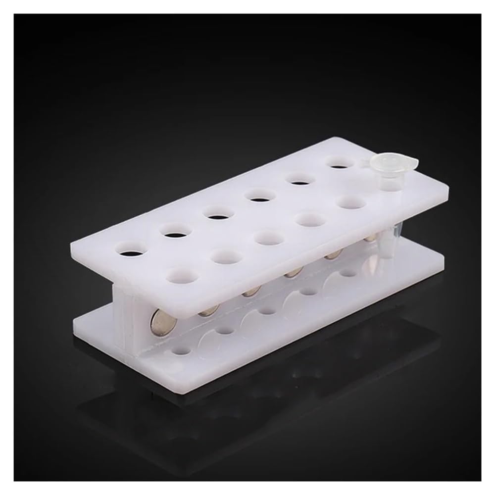 Cristalería de Laboratorio Soporte magnético for tubos de centrífuga, gradilla for suministros de laboratorio de ADN, for 0,2/1,5/2/5/10/15/50 ml(1.5-2ml-12holes)