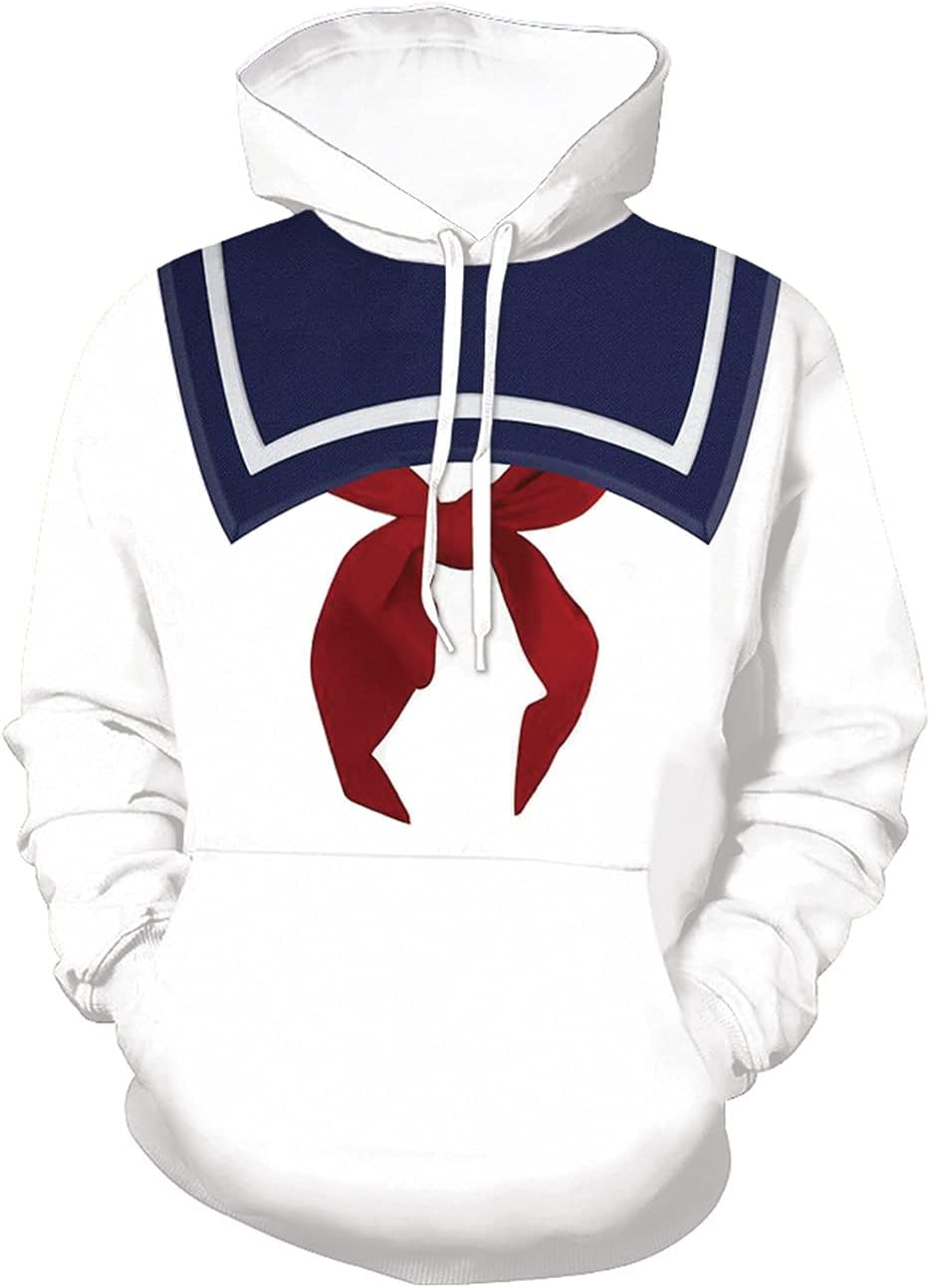 Anime Unisex Hoodie Adult Sweatshirt Printed Backpack Jackets Coat