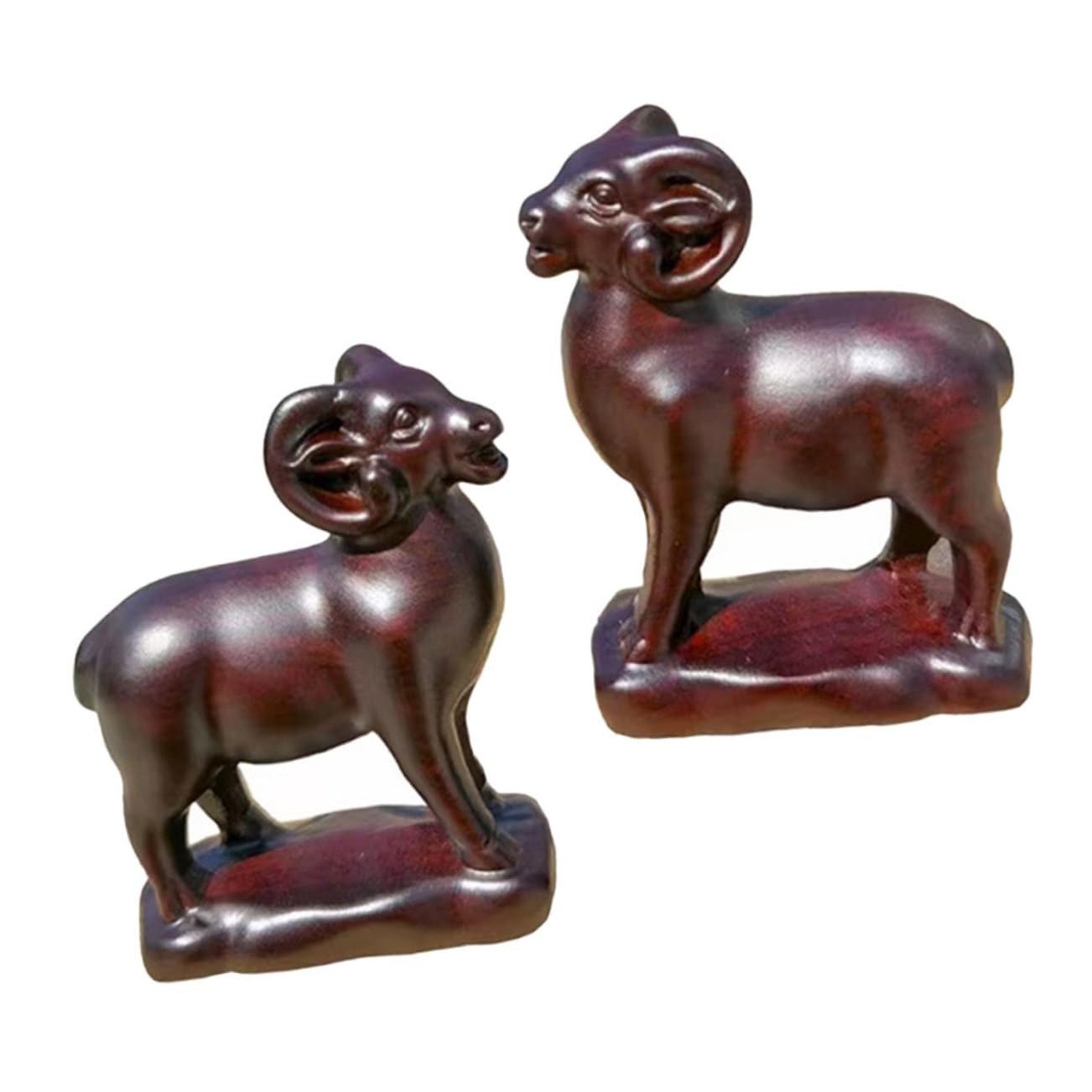 Toddmomy 8pezzi Scultura Di Capra Ornamento Decorativo Per Casa e Ufficio Statua Artistica Di Capra Unico Per Appassionati Di Arte e Design Interni