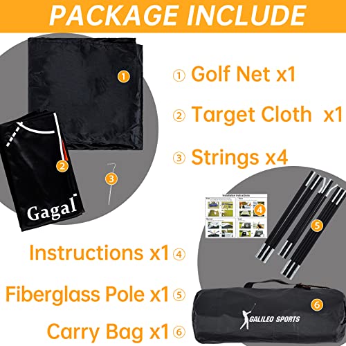 Home Practice Golf Net,Home Hitting Net,Golf Net,Golf Practice Net,Golf Nets For Indoor Use With Carry Bag And Target Cloth,Easy To Assemble 015-B1 #TOP5